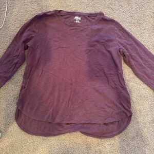 Kirkland Signature Plum Long Sleeve Shirt